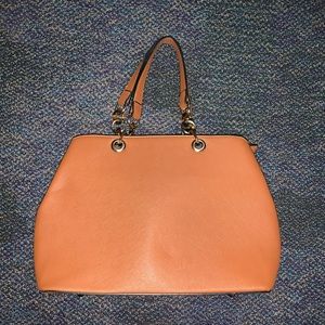 Brown large leather Bag